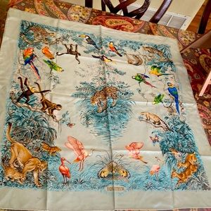 Hermes silk scarf Equateur